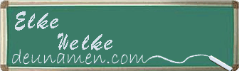 Elke Welke Visitenkarte